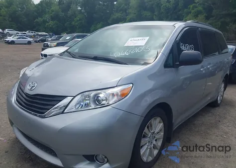 2013 Toyota Sienna Le 7 Passenger из США, поврежденный, VIN 5TDJK3DC9DS054310